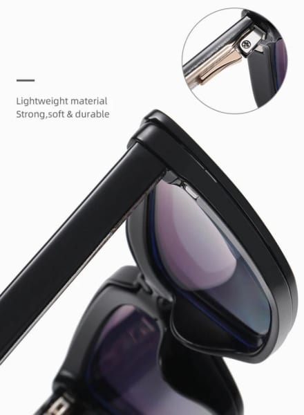 2w1 Okulary damskie do komputera z nakładką przeciwsłoneczną na magnes Clip-On 25134