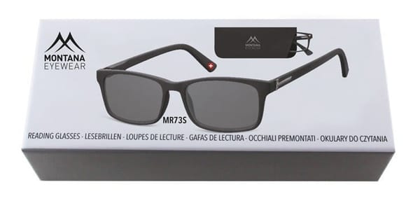 Przyciemniane Asferyczne Okulary do czytania Montana MR73S moc: +2.5