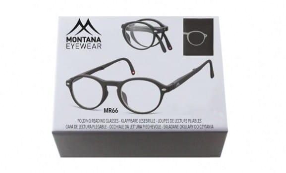 Składane Asferyczne Okulary do Czytania Lenonki Montana MR66 moc: +1.5