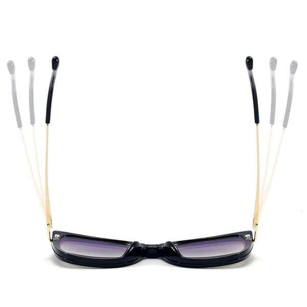2w1 Okulary damskie do komputera z nakładką przeciwsłoneczną na magnes Clip-On 25138D brązowe