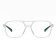 Transparentne okulary pilotki do Komputera TV smartfona BLUE LIGHT zerówki aviatory 2595C