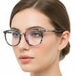 Okulary damskie z filtrem BLUE LIGHT do komputera zerówki EST-110K