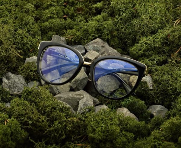 Okulary damskie z filtrem BLUE LIGHT do komputera zerówki EST-111K-1 Estillo