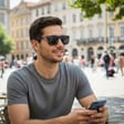Przeciwsłoneczne męskie okulary  z polaryzacją EST-407-10 Estillo