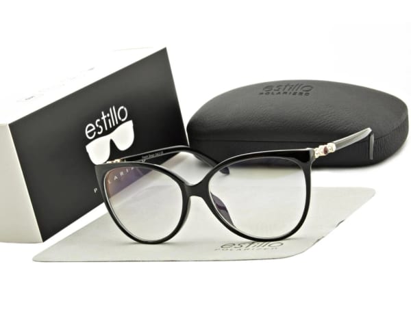 Okulary damskie z filtrem BLUE LIGHT do komputera zerówki EST-108K-1 Estillo