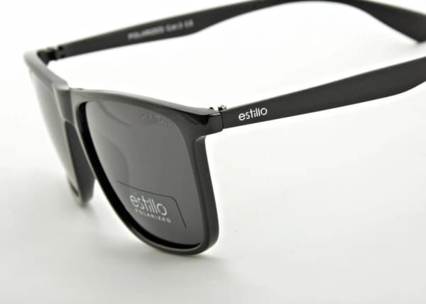 Przeciwsłoneczne czarne męskie okulary z polaryzacją EST-408-1 Estillo