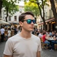 Przeciwsłoneczne męskie okulary lustrzanki z polaryzacją EST-409-10 Estillo