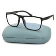 Okulary Nerd z filtrem światła niebieskiego do komputera zerówki R-BL-1636K