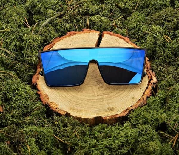 Męskie Okulary przeciwsłoneczne Pilotki Pełne Lustro UV400 STR-1647