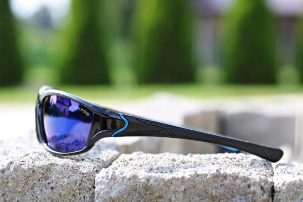 Męskie sportowe okulary lustrzane przeciwsłoneczne z polaryzacją SPD122LA