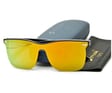 Okulary Pełne Lustro przeciwsłoneczne pomarańczowe UV400 STR-1597D