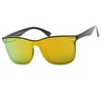 Okulary Pełne Lustro przeciwsłoneczne pomarańczowe UV400 STR-1597D