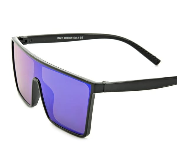 Męskie Okulary przeciwsłoneczne Pilotki Pełne Lustro UV400 STR-1647C