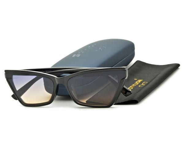 Szerokie damskie okulary przeciwsłoneczne Exclusive kocie CO-384