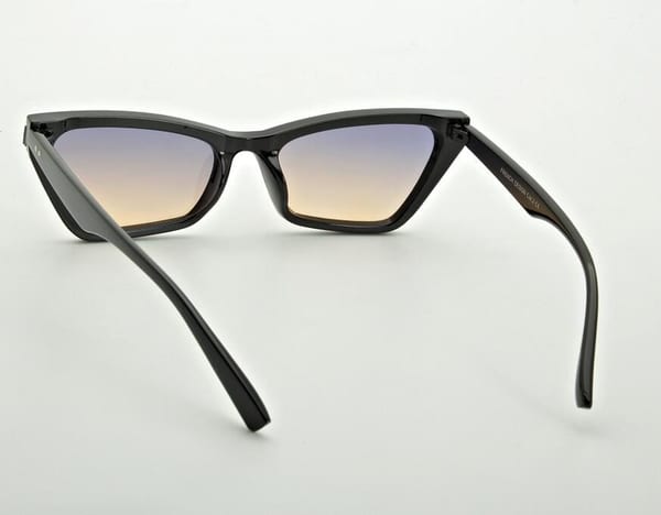 Szerokie damskie okulary przeciwsłoneczne Exclusive kocie CO-384