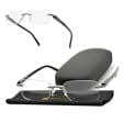 Plusy +3.50 okulary bezramkowe do czytania korekcyjne ST323