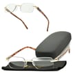 Plusy +1.00 okulary bezramkowe do czytania korekcyjne ST323A