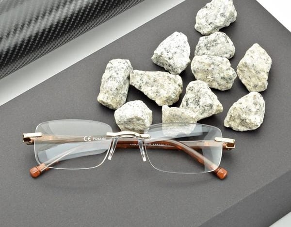 Plusy +1.00 okulary bezramkowe do czytania korekcyjne ST323A