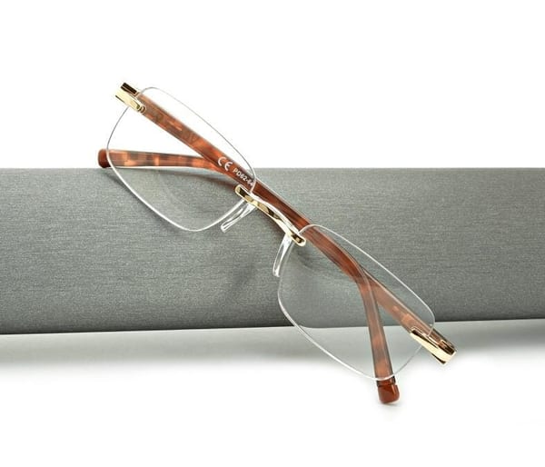 Plusy +2.50 okulary bezramkowe do czytania korekcyjne ST323A