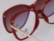 Damskie okulary do komputera z nakładką przeciwsłoneczną Clip-on 25114D
