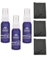 ZESTAW 6 PRODUKTÓW - 3x 30ml Płyn do pielęgnacji i czyszczenia + 3x Ściereczka z mikrofibry