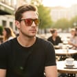 Męskie okulary przeciwsłoneczne polaryzacyjne EST-409-8