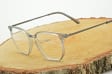 Plusy +1.25 szare okulary do czytania kwadratowe korekcyjne ST322
