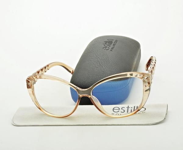 Damskie kocie okulary zerówki do komputera BLF filtr EST-115K-15 Estillo