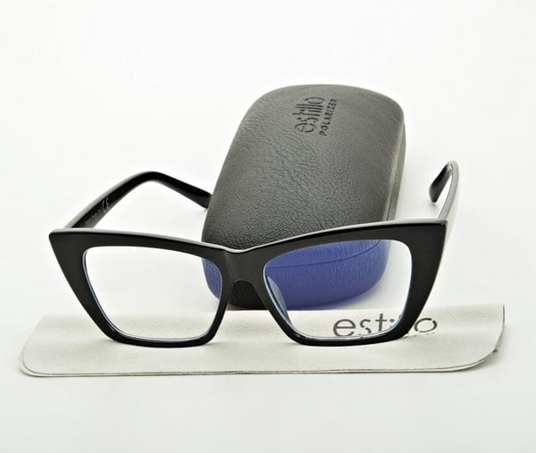 Damskie kocie okulary zerówki do komputera BLF filtr EST-117K-3 Estillo