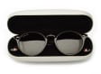 ZESTAW 8 PRODUKTÓW - 4x Etui na okulary srebrne + 4x Ściereczka z mikrofibry
