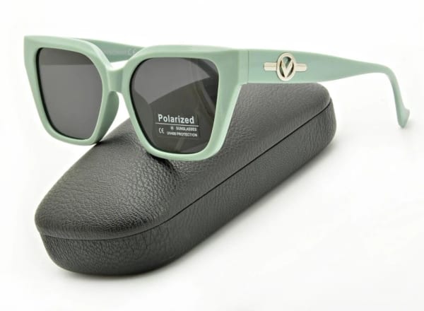 Patynowe damskie okulary przeciwsłoneczne z filtrem UV400 i polaryzacją POL-73115A
