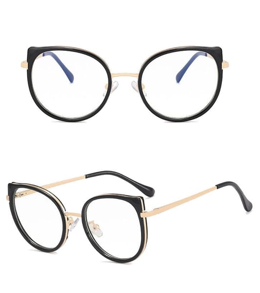 Damskie okulary zerówki do komputera BLUE LIGHT z flexami 25127