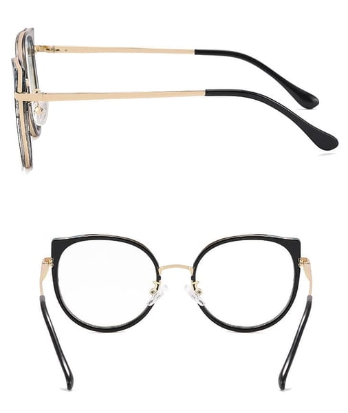 Damskie okulary zerówki do komputera BLUE LIGHT z flexami 25127