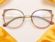 Damskie okulary zerówki do komputera BLUE LIGHT z flexami 25127A