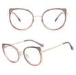 Damskie okulary zerówki do komputera BLUE LIGHT z flexami 25127A