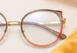 Damskie okulary zerówki do komputera BLUE LIGHT z flexami 25127A