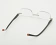 Plusy +3.50 okulary bezramkowe do czytania korekcyjne ST323X czarne