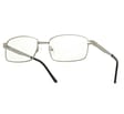 Męskie Oprawki korekcyjne zerówki okulary metalowe 639A szare