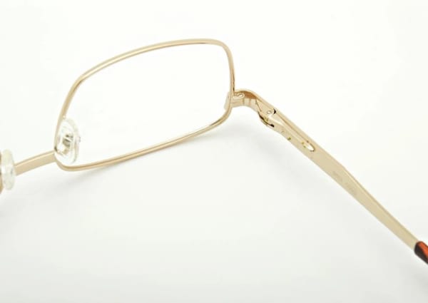 Męskie Oprawki korekcyjne zerówki okulary metalowe 639B złote