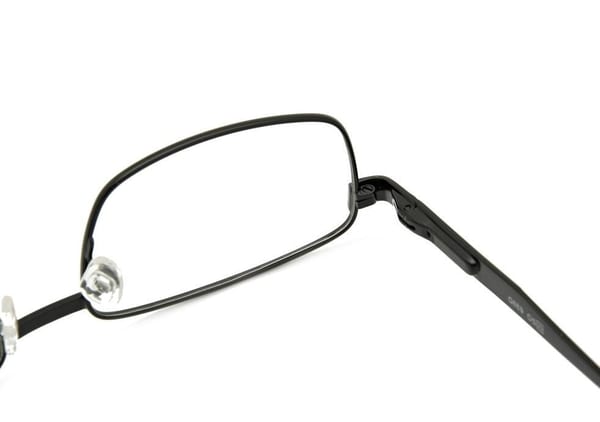 Męskie Oprawki korekcyjne zerówki okulary metalowe 639D czarne