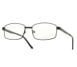 Męskie Oprawki korekcyjne zerówki okulary metalowe 639D czarne
