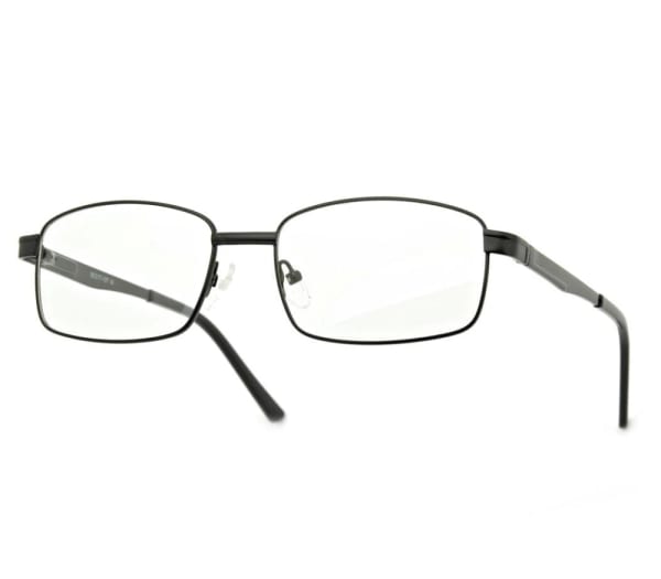 Męskie Oprawki korekcyjne zerówki okulary metalowe 639D czarne