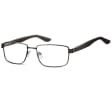 Oprawki korekcyjne zerówki okulary metalowe 885 czarne