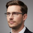 Oprawki korekcyjne zerówki okulary metalowe 885B grafitowe