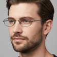 Wąskie oprawki korekcyjne zerówki okulary metalowe z uchwytem 784A grafitowe