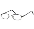 Wąskie oprawki korekcyjne zerówki okulary metalowe z uchwytem 784B czarne