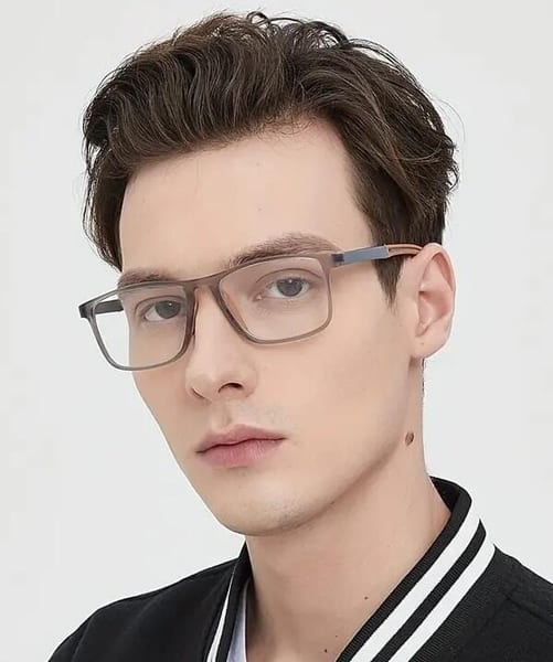 Plusy +3.00 superelastyczne męskie okulary do czytania korekcyjne ST331