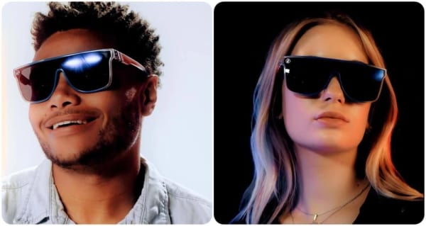 Męskie okulary przeciwsłoneczne pełne lustra MAXAIR z filtrem UV400 Blue/Red ST-MAX1A