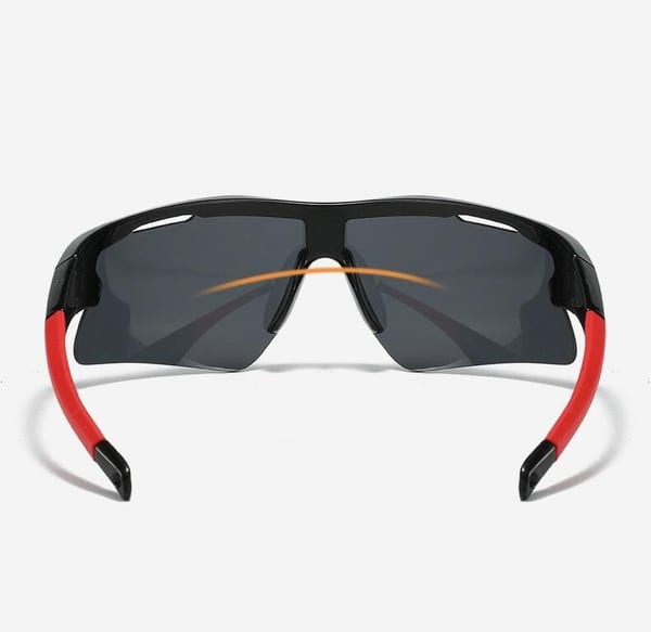 Sportowe okulary przeciwsłoneczne z filtrem UV400 Black/Red SVM-12