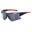 Sportowe okulary przeciwsłoneczne z filtrem UV400 Black/Red SVM-12